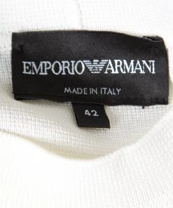 Emporio Armani Colorblock Striped Knit Flared Sleeve Top M For Women -Emporio Armani sale luxury women emporio armani used clothes p154388 0005