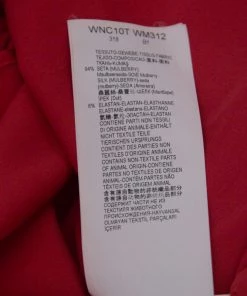 Emporio Armani Red Mulberry Silk Long Sleeve Blouse L For Women -Emporio Armani sale luxury women emporio armani used clothes p162732 001