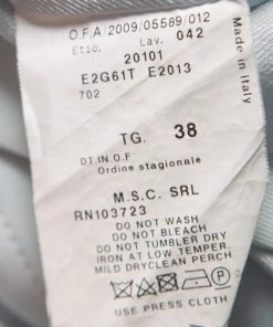 Emporio Armani Powder Blue Layered Lapel Blazer S For Women -Emporio Armani sale luxury women emporio armani used clothes p164545 001