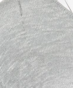 Emporio Armani Grey And White Knit Crew Neck Sweater XL For Women -Emporio Armani sale luxury women emporio armani used clothes p166124 006