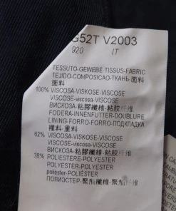 Emporio Armani Navy Blue One Button Tailored Blazer S For Women -Emporio Armani sale luxury women emporio armani used clothes p179623 003