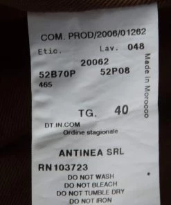 Emporio Armani Brown Leather Fur Collar Detail Zip Front Jacket S For Women 14 Emporio Armani Brown Leather Fur Collar Detail Zip Front Jacket S For Women -Emporio Armani sale luxury women emporio armani used clothes p182182 007