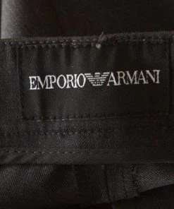 Emporio Armani Grey Wool Linea Tailored Trousers M For Women -Emporio Armani sale luxury women emporio armani used clothes p184499 1554617656 005