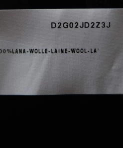 Emporio Armani Black Felted Wool Bow Detail Double Breasted Short Coat M For Women -Emporio Armani sale luxury women emporio armani used clothes p184611 006