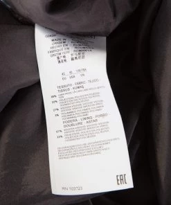 Emporio Armani Grey Knit Draped Mini Skirt M For Women -Emporio Armani sale luxury women emporio armani used clothes p186625 002