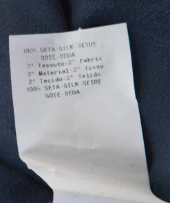 Emporio Armani Grey And Navy Blue Silk A Line Skirt S For Women -Emporio Armani sale luxury women emporio armani used clothes p198299 001