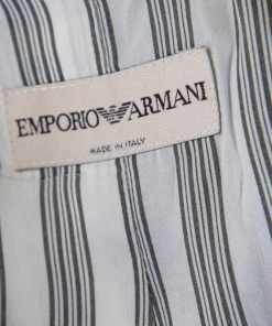 Emporio Armani Dark Grey Wool Tailored Suit S For Women -Emporio Armani sale luxury women emporio armani used clothes p198927 007