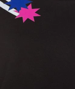 Emporio Armani Black Knit Star And Fish Print Long Sweatshirt S For Women -Emporio Armani sale luxury women emporio armani used clothes p215458 006