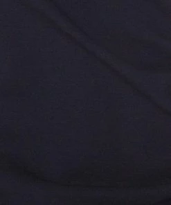 Emporio Armani Navy Blue Knit Ruched Faux Wrap Dress M For Women -Emporio Armani sale luxury women emporio armani used clothes p227055 006