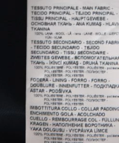 Emporio Armani Navy Blue Wool Zip Front Skirt Suit M For Women -Emporio Armani sale luxury women emporio armani used clothes p227068 006