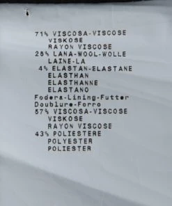 Emporio Armani Black Wool Blend Show Button Detail Waist Coat S For Women -Emporio Armani sale luxury women emporio armani used clothes p237753 004