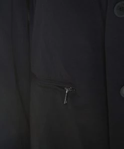 Emporio Armani Black Stretch Nylon Blazer L For Women -Emporio Armani sale luxury women emporio armani used clothes p243561 003