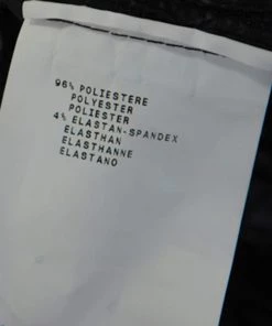 Emporio Armani Black Wrinkled Zip Front Jacket S For Women -Emporio Armani sale luxury women emporio armani used clothes p243576 007