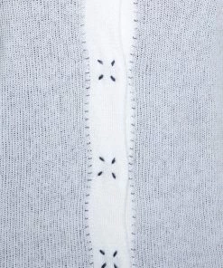 Emporio Armani White Knit Button Front Cardigan S For Women -Emporio Armani sale luxury women emporio armani used clothes p268820 005