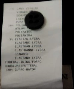 Emporio Armani Black Wool Belted Mini Skirt L For Women -Emporio Armani sale luxury women emporio armani used clothes p269932 004