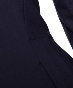 Emporio Armani Navy Blue Stretch Crepe A Line Dress M For Women -Emporio Armani sale luxury women emporio armani used clothes p294857 004