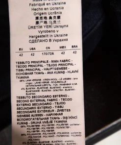 Emporio Armani Black Stretch Wool Elasticized Waist Trousers M For Women -Emporio Armani sale luxury women emporio armani used clothes p312931 006