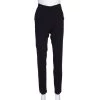 Emporio Armani Black Stretch Wool Elasticized Waist Trousers M For Women -Emporio Armani sale luxury women emporio armani used clothes p312931 007