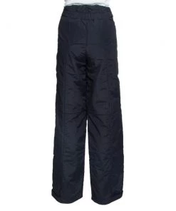 Emporio Armani Black Padded High Waist Technical Pants M For Women -Emporio Armani sale luxury women emporio armani used clothes p327506 006