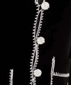 Emporio Armani Black Cardigan With White Trim S For Women -Emporio Armani sale luxury women emporio armani used clothes p32774 005