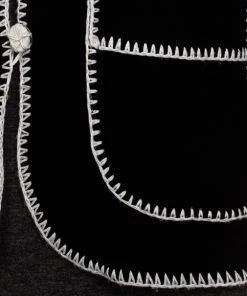 Emporio Armani Black Cardigan With White Trim S For Women -Emporio Armani sale luxury women emporio armani used clothes p32774 006