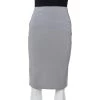 Emporio Armani Grey Stretch Crepe Pencil Skirt M For Women -Emporio Armani sale luxury women emporio armani used clothes p347441 004