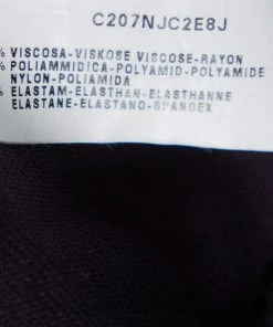 Emporio Armani Navy Blue Knit Pencil Skirt M For Women -Emporio Armani sale luxury women emporio armani used clothes p352258 005