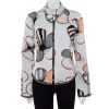 Emporio Armani Multicolor Floral Print Quilted Jacket L For Women -Emporio Armani sale luxury women emporio armani used clothes p362117 003