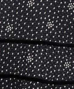 Emporio Armani Black Textured Silk Tiered Short Skirt M For Women -Emporio Armani sale luxury women emporio armani used clothes p366220 001