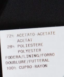 Emporio Armani Black Taffeta Gathered Short Skirt L For Women -Emporio Armani sale luxury women emporio armani used clothes p366238 001