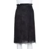 Emporio Armani Black Pleated Waist Detail & Floral Lace Short Skirt M For Women -Emporio Armani sale luxury women emporio armani used clothes p366249 002