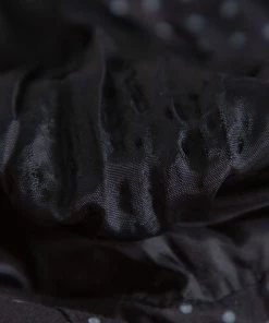 Emporio Armani Black Leather Ruffled Crop Jacket M For Women -Emporio Armani sale luxury women emporio armani used clothes p366296 008