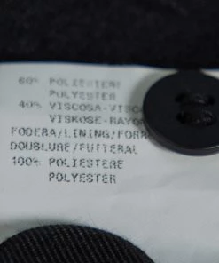 Emporio Armani Black Plisse Layered Pants S For Women -Emporio Armani sale luxury women emporio armani used clothes p366412 001