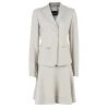 Emporio Armani Beige Skirt Suit M For Women -Emporio Armani sale luxury women emporio armani used clothes p41204 001
