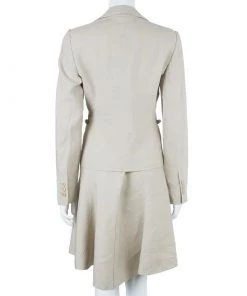 Emporio Armani Beige Skirt Suit M For Women -Emporio Armani sale luxury women emporio armani used clothes p41204 003
