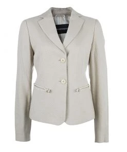 Emporio Armani Beige Skirt Suit M For Women -Emporio Armani sale luxury women emporio armani used clothes p41204 004