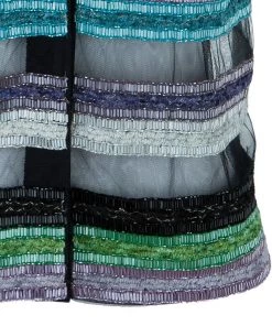 Emporio Armani Beaded Sleeveless Top S For Women -Emporio Armani sale luxury women emporio armani used clothes p41215 0005