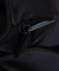 Emporio Armani Black Crepe Tapered Leg Trousers S For Women -Emporio Armani sale luxury women emporio armani used clothes p416273 001