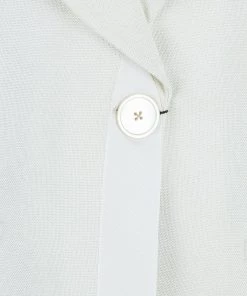 Emporio Armani Cream Fitted Blazer L For Women -Emporio Armani sale luxury women emporio armani used clothes p42290 007