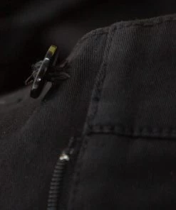 Emporio Armani Black Twill Side Trim & Button Detail Trousers M For Women -Emporio Armani sale luxury women emporio armani used clothes p424088 006