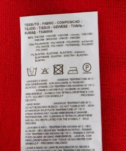 Emporio Armani Red Knit Puff Sleeve Mini Dress S For Women -Emporio Armani sale luxury women emporio armani used clothes p425609 006