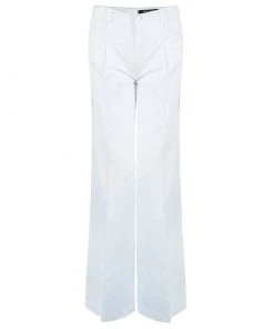 Emporio Armani White Flared Denim Jeans S For Women