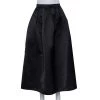 Emporio Armani Black Satin Pleated Midi Skirt S For Women -Emporio Armani sale luxury women emporio armani used clothes p429964 001