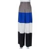 Emporio Armani Multicolor Silk Paneled Palazzo Pants M For Women