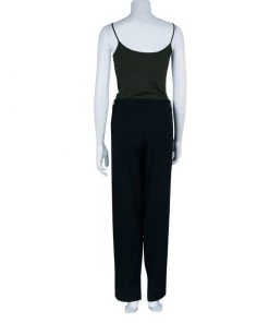 Emporio Armani Black Straight Leg Trousers XXXL For Women -Emporio Armani sale luxury women emporio armani used clothes p45076 003