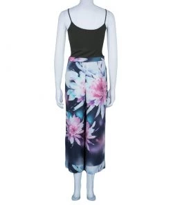 Emporio Armani Floral Print Pants S For Women -Emporio Armani sale luxury women emporio armani used clothes p45541 0003