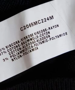 Emporio Armani Navy Blue & Black Knit Crossback Detail Tank Top S For Women -Emporio Armani sale luxury women emporio armani used clothes p457137 005