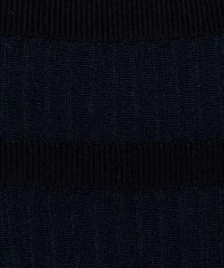 Emporio Armani Navy Blue & Black Knit Crossback Detail Tank Top S For Women -Emporio Armani sale luxury women emporio armani used clothes p457137 006