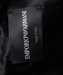 Emporio Armani Brown Animal Printed Fur Button Front Shrug S For Women -Emporio Armani sale luxury women emporio armani used clothes p463492 007