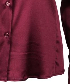 Emporio Armani Red Silk Blouse S For Women -Emporio Armani sale luxury women emporio armani used clothes p47323 005